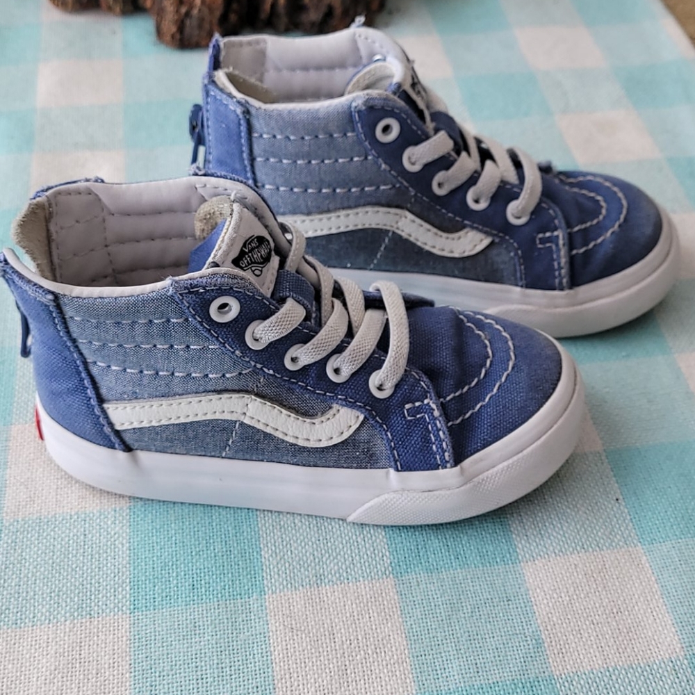 Denim blue toddler Vans